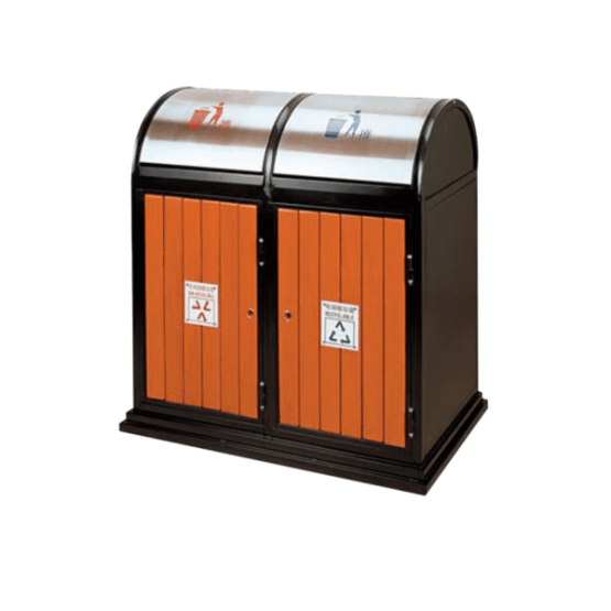 Thùng rác đôi ngoài trời A78-O